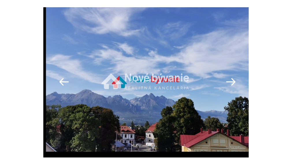 2 izbový byt Poprad Veľká