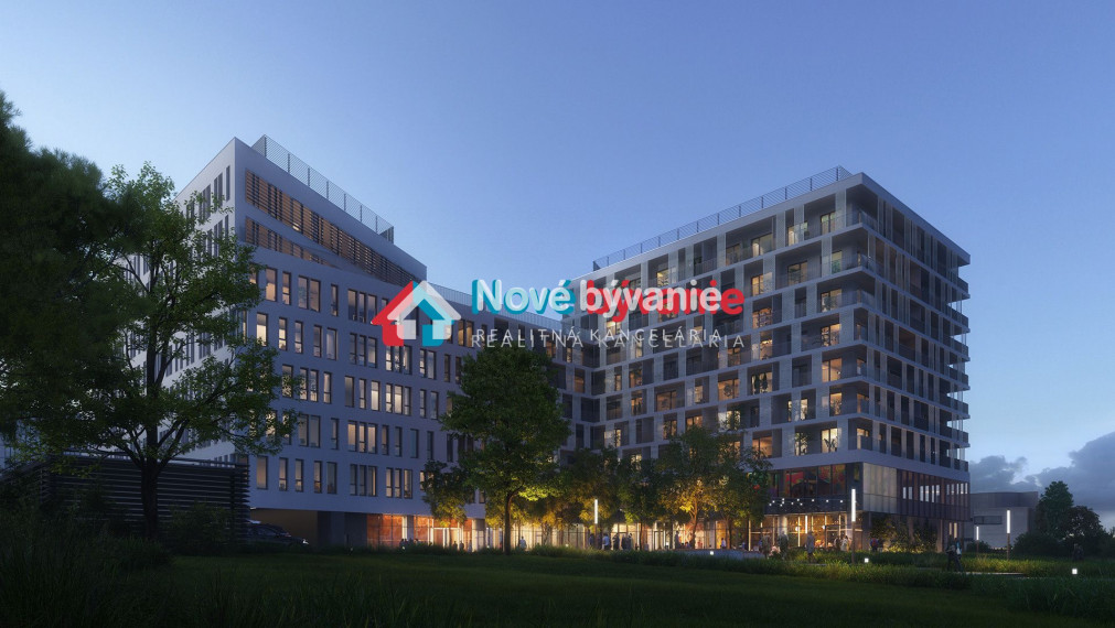 2 izbový byt s vysokými stropmi vo vysokom štandarde v projekte Prístavná 1
