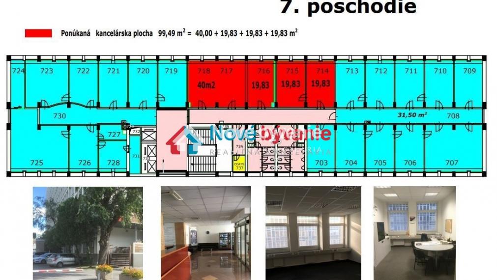 Prenájom kancelárskych priestorov na dobrej adrese (N032-28-LULA)