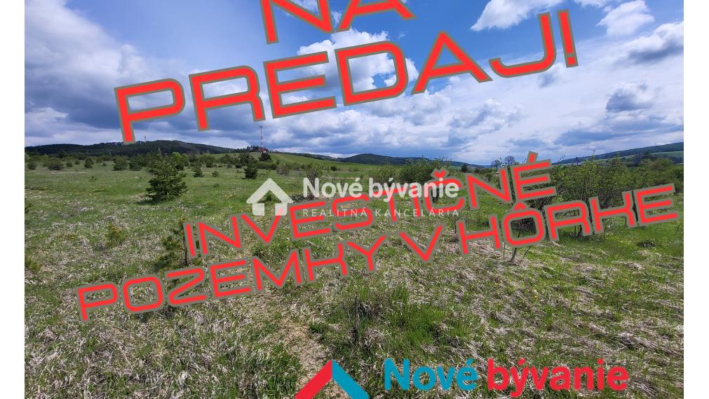 Investičné pozemky na predaj v Hôrke (N019-14-ONSOa)