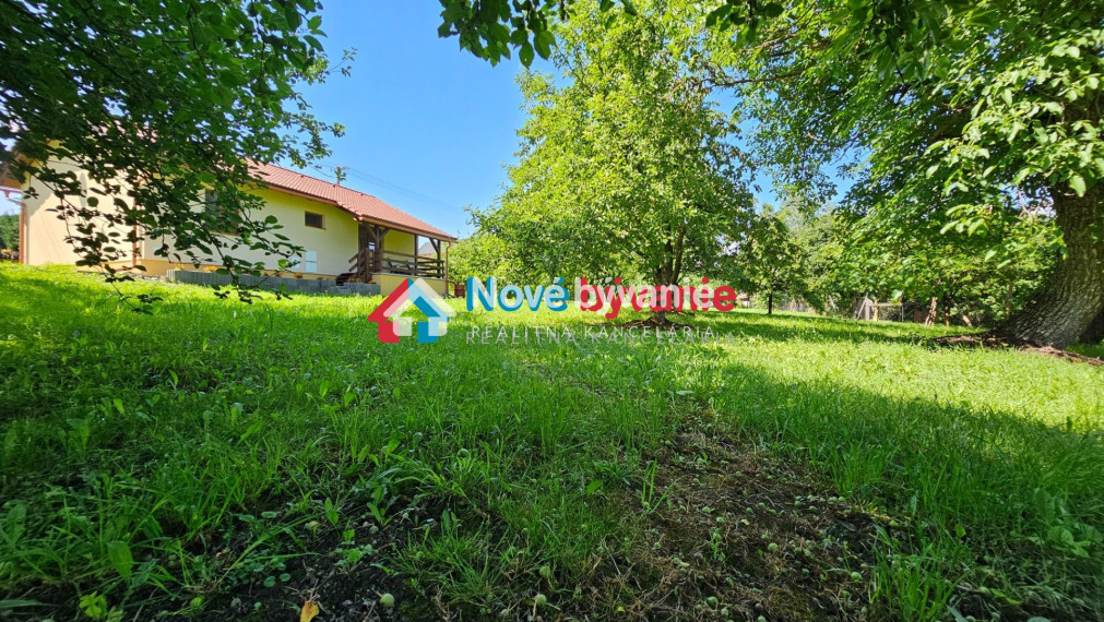 REZERVOVANÝ BUNGALOV S KRÁSNOU ZÁHRADOU  2880m2 - EXKLUZÍVNE NA PREDAJ