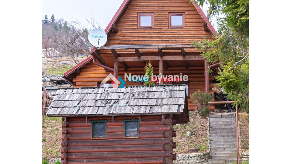 Krásna murovaná chata na Dubine II, pri obci Hranovnica