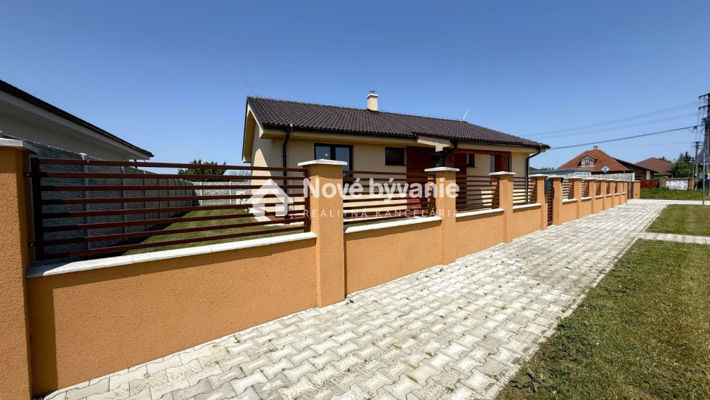 Predaj, slnečná 4-izbová novostavba RD-Dvory Nad Žitavou