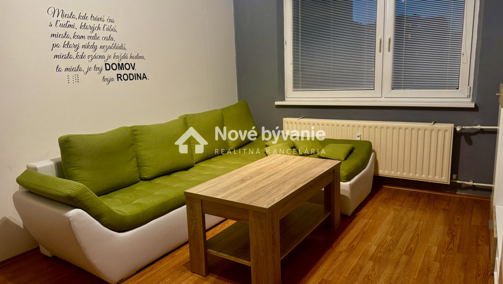 Útulný 3-izbový byt na prenájom – Sídlisko Mier, SNV