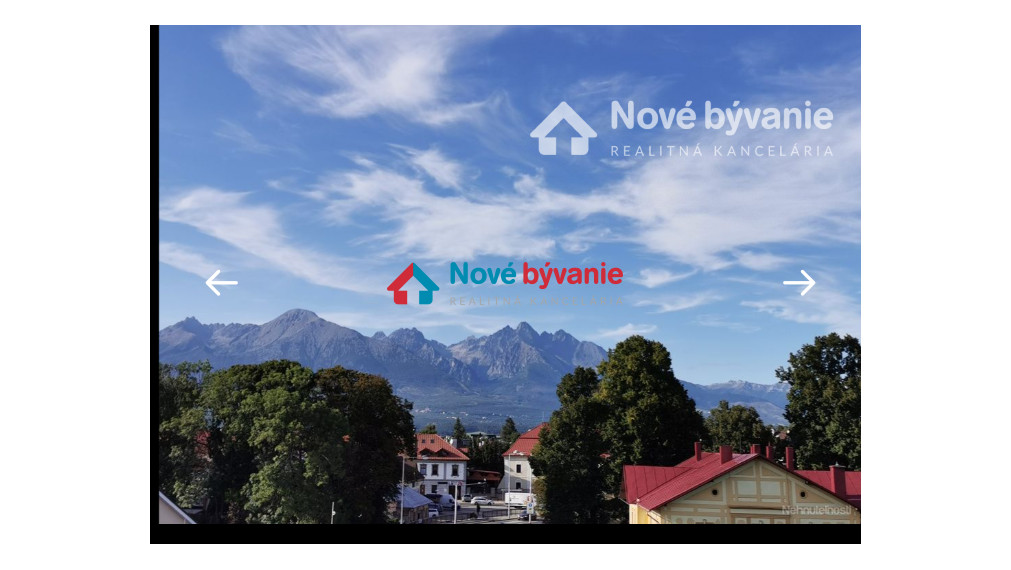 2 izbový byt Poprad Veľká