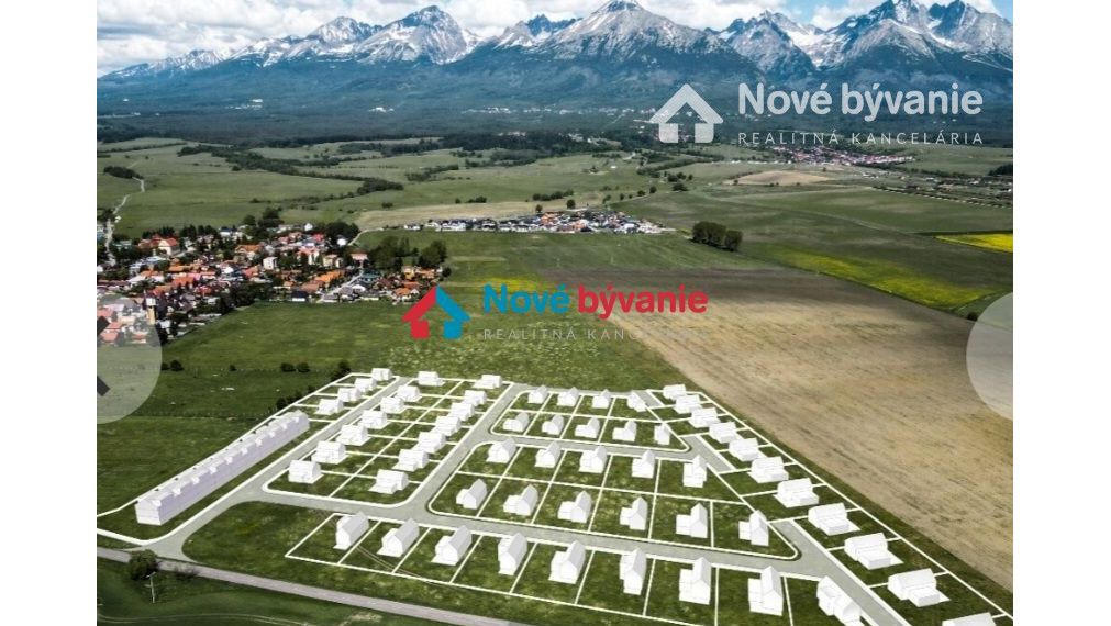 Stavebné  pozemky- nová IBV ,Veľký Slavkov