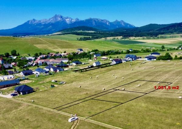 Vojňany, okres Kežmarok – pozemok snov pod Tatrami - Predaj