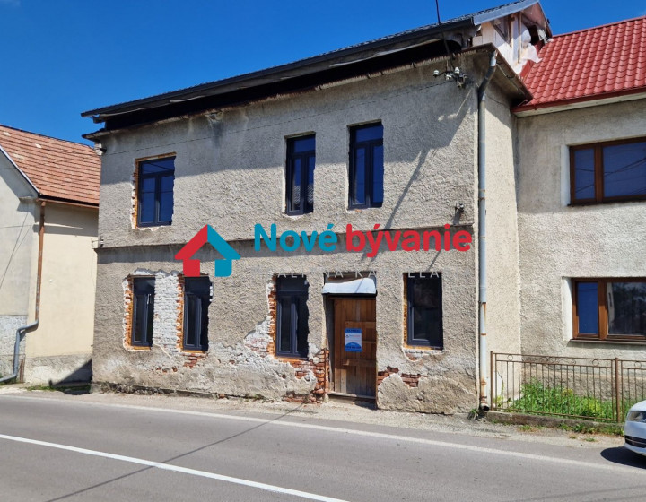 Na predaj dom v centre Hornej Štubni pripojený na IS vhodný na dokončenie rekonštrukcie (025-12-BP)