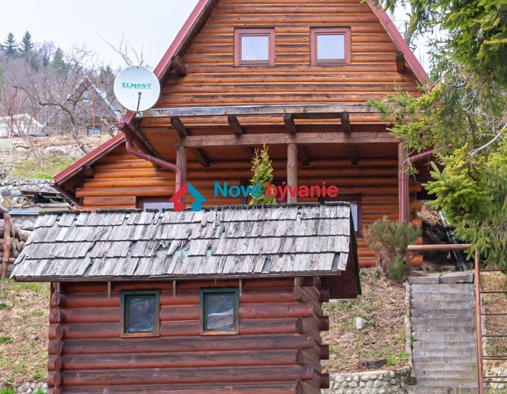 Krásna murovaná chata na Dubine II, pri obci Hranovnica