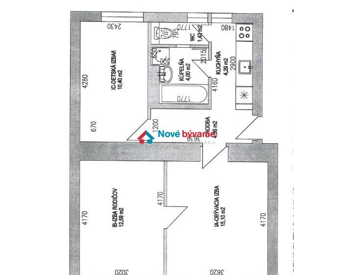 Pripravujem na predaj 2 izbový byt pri kúpalisku Delfín