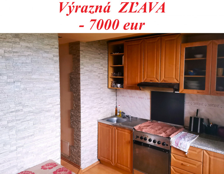 VÝRAZNÁ ZĽAVA - Na predaj 3 izbový byt s nádherným výhľadom