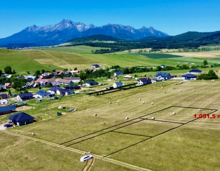 Vojňany, okres Kežmarok – pozemok snov pod Tatrami - Predaj