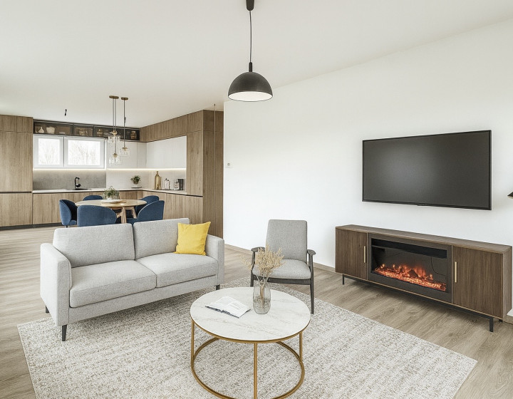 4 izb.byt s terasou a parkovaním pre 2 autá - Kostolište